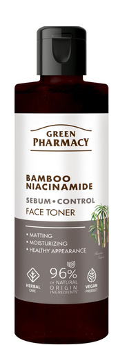 Green Pharmacy Tonik do twarzy Bambus i Niacynamid 200 ml