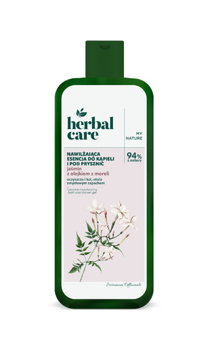 FARMONA Herbal Care Nawilżająca esencja do kąpieli i pod prysznic - Jaśmin z olejkiem z moreli 400 ml