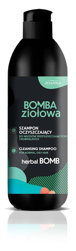 Joanna Bomba Ziołowa Szampon Oczyszczający do Włosów Przetłuszczających się i Normalnych 500 ml