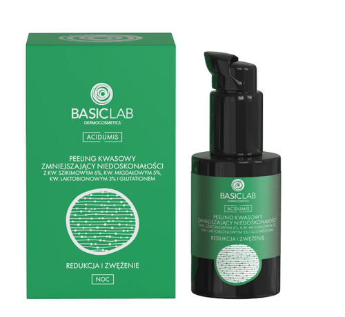 BasicLab peeling kwasowy zmniejszający niedoskonałości 30 ml