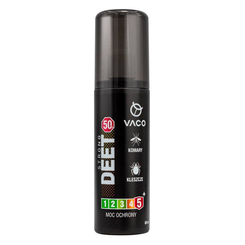 VACO STRONG DEET 50% Płyn na kleszcze,komary i meszki  80ml