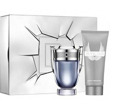 Paco Rabanne Invictus Zestaw EDT 50ml + Żel Pod Prysznic 100ml - Woda Toaletowa dla Mężczyzn