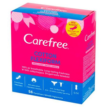 Carefree Cotton Flexiform Wkładki higieniczne Fresh Scent-56szt