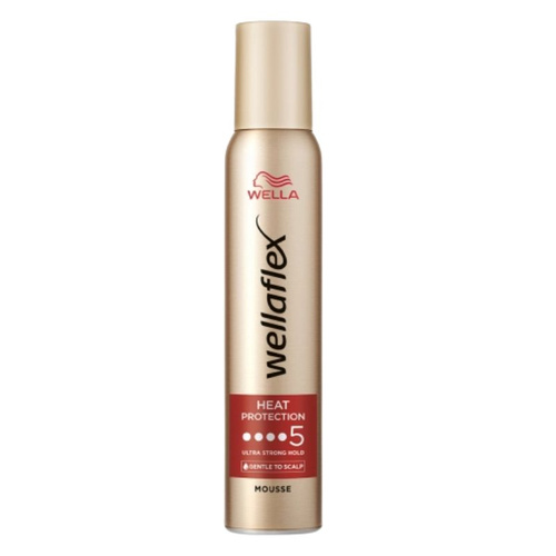 Wellaflex Mousse Heat & Uv Protection Ultra Strong Hold N5 200ml