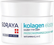 Soraya Kolagen Elastyna Przeciwzmarszczkowy Krem tłusty na dzień i noc 50ml