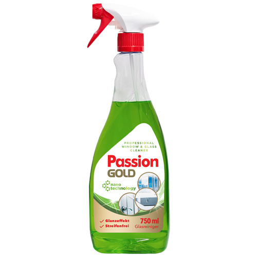 PASSION GOLD Płyn do mycia szyb z octem spirytusowym 750 ml - Zielony