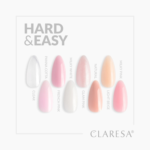 CLARESA Hard&Easy Żel budujący Clear 45 g