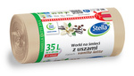 STELLA Worki na śmieci z uszami VANILLA LATTE 35L -24szt