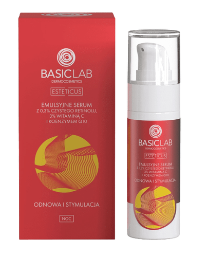 BasicLab Emulsyjne Serum z 0,3% Czystego Retinolu 30 ml