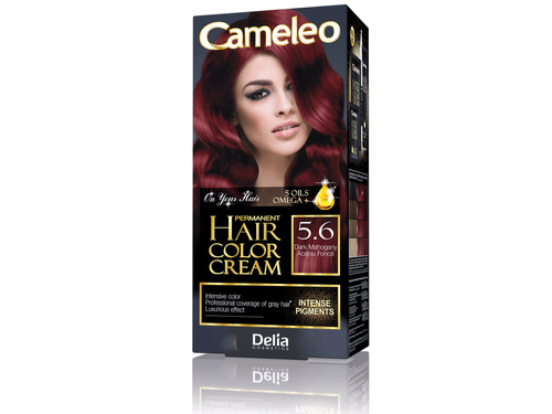 Delia Cosmetics Cameleo HCC Farba permanentna Omega+ nr 5.6 Dark Mahogany