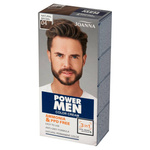 Joanna Power Men Color Cream Farba do włosów 3in1 dla mężczyzn nr 04 Natural Brown 100g