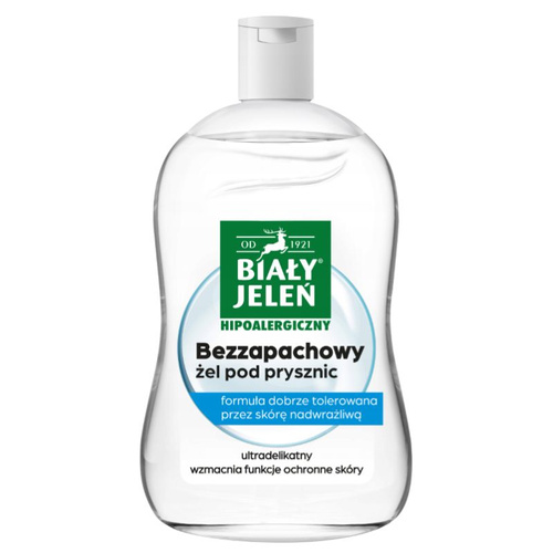 BIAŁY JELEŃ Hipoalergiczny Żel pod Prysznic Bezzapachowy 500 ml