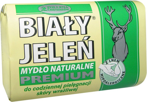Biały Jeleń Mydło hipoalergiczne premium w kostce obwoluta 100g