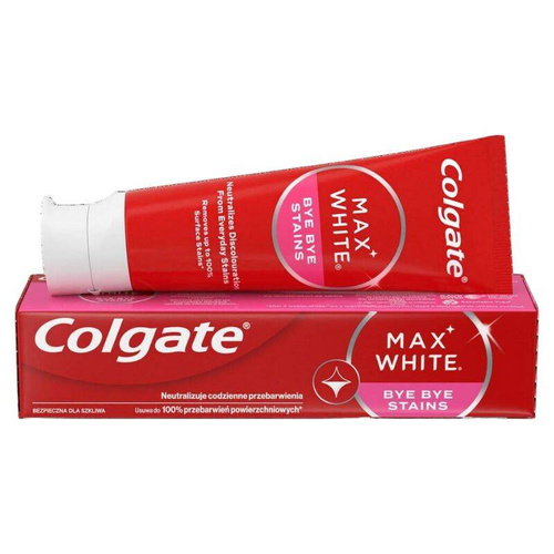 COLGATE PASTA75ml Max White Bye Bye Stains