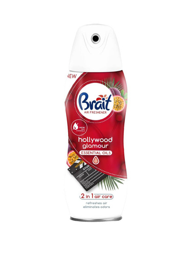 BRAIT 2w1 Air Care Suchy Odświeżacz Powietrza Hollywood Glamour 300 ml (Olejki Eteryczne)