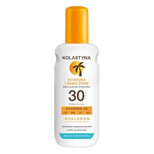 KOLASTYNA Emulsja do opalania w sprayu SPF30 - Ochrona i nawilżenie 200 ml