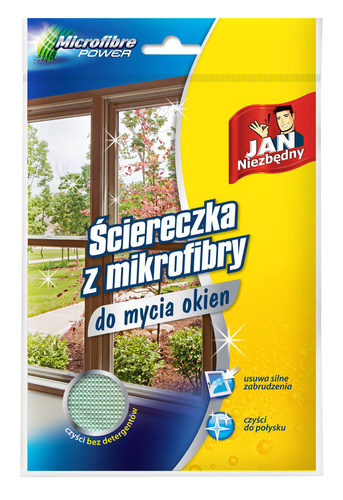 Sarantis Jan Niezbędny Ściereczka z mikrofibry do mycia okien  1szt