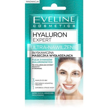 Eveline Hyaluron Expert Ultra-Nawilżenie Maseczka wygładzająca błyskawiczna - saszetka  2x5ml