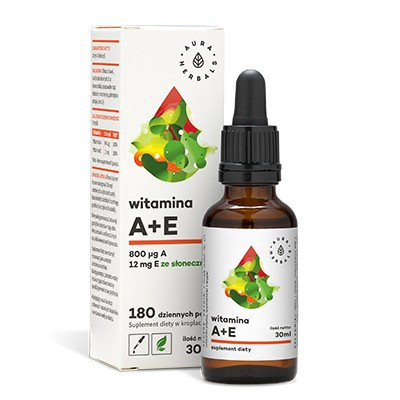 AURA HERBALS Witamina A+E 30 ml krople