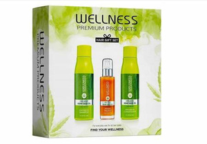 Wellness Intensive zestaw nawilżający do włosów szampon 500ml +odżywka 500ml + serum 100ml