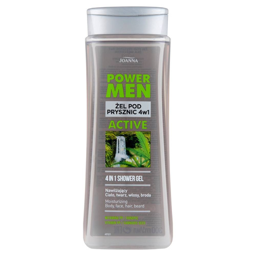 Joanna Power Men Żel pod prysznic 4w1 Active 300ml