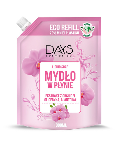 DAYS COSMETICS Mydło w płynie z ekstraktem z orchidei 1000 ml