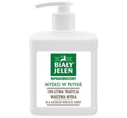 Biały Jeleń Mydło hipoalergiczne w płynie z pompką 500ml