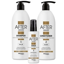 PROSALON AFTER KERATIN – zestaw pielęgnacyjny po keratynowym prostowaniu włosów (szampon + odżywka + serum)