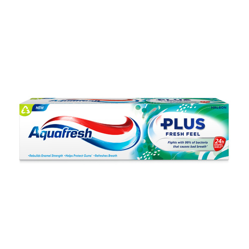 AQUAFRESH Plus Fresh Feel Pasta do zębów odświeżająca oddech 75 ml