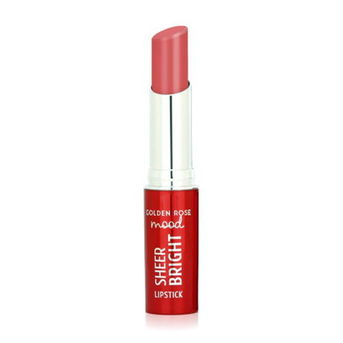 Golden Rose Sheer Bright Lipstick Połyskująca pomadka do ust 106 Peachy Pink 3.5g