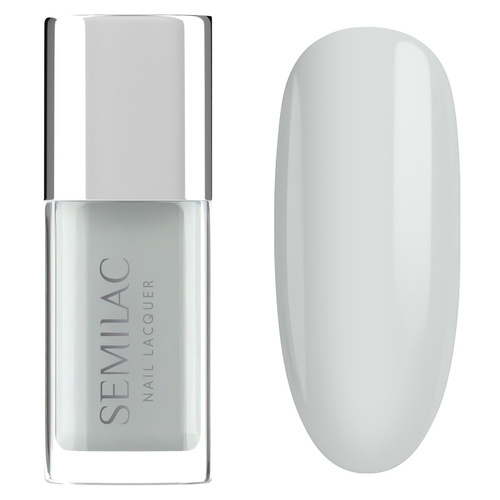 SEMILAC Nail Lacquer Klasyczny lakier do paznokci 108 Classic White 9 ml