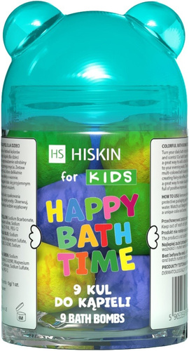 HISKIN for Kids Kule do kąpieli Miś 9 sztuk - Happy Bath Time