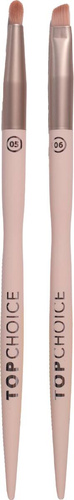 TOP CHOICE Professional Pędzelki Softness nr 05 i 06 - do cieni i kresek (30055) 1op.-2szt