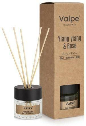 Valpe Dyfuzor Zapachowy Ylang Ylang & Róża z Patyczkami 50 ml