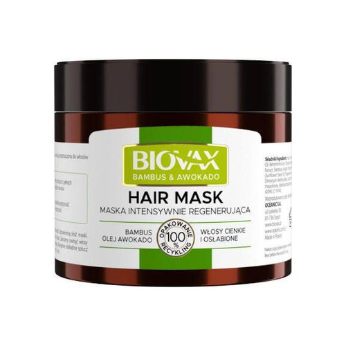 LB Biovax Maska d/wł. 250ml Bambus+Avocado