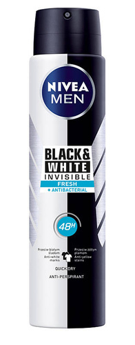 Nivea Dezodorant INVISIBLE FRESH spray męski  250ml