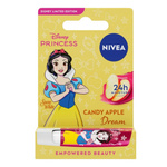 NIVEA Disney Princess - Pielęgnująca Pomadka do Ust Candy Apple Dream, Edycja Limitowana, 4.8 g