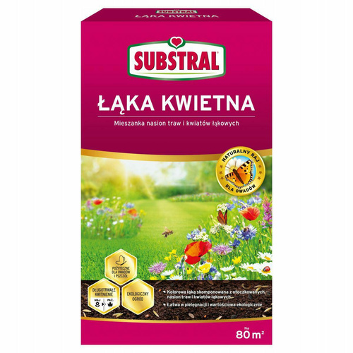 Substral mieszanka traw i kwiatów Łąka kwietna 800gr kwiaty wieloletnie