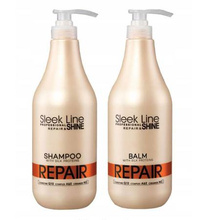 STAPIZ SLEEK LINE REPAIR Szampon do włosów z jedwabiem 1000 ml