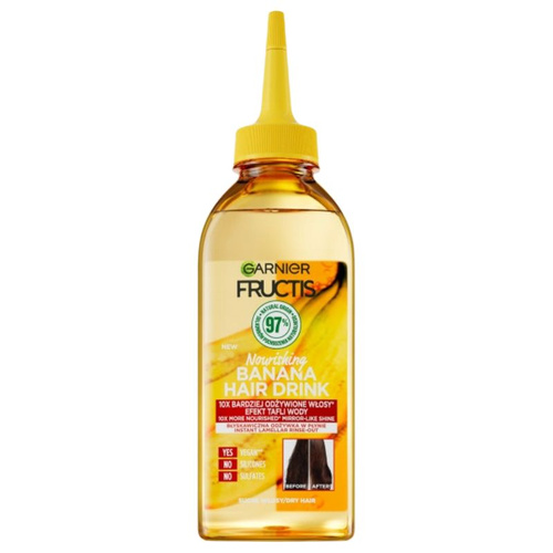 Garnier Hair Drink Błyskawiczna Lamellarna Odżywka w płynie do włosów suchych Banana 200ml