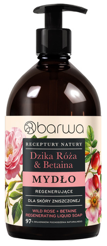BARWA Mydło w Płynie Regenerujące Dzika Róża z Betainą