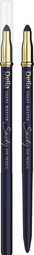 Delia Cosmetics Shape Master Kredka do oczu z gąbką Smoky Eye niebieska