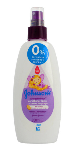 Johnson's Baby Strenght Drops Odżywka w sprayu do włosów  200ml