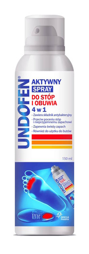 Undofen Aktywny spray do stóp i obuwia 4w1  150ml