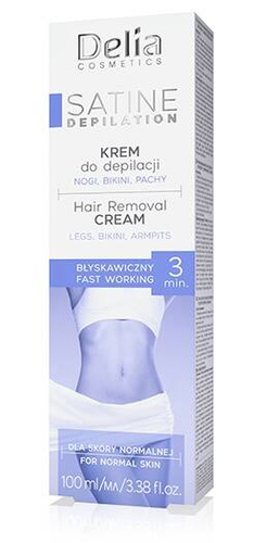 DELIA Satine Depilation Błyskawiczny krem do depilacji 3 minuty 100 ml