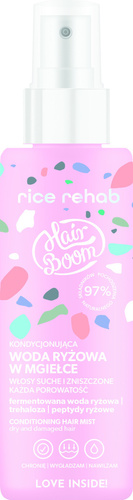 HAIRBOOM Rice Rehab - Kondycjonująca Mgiełka Ryżowa do Włosów 200 ml