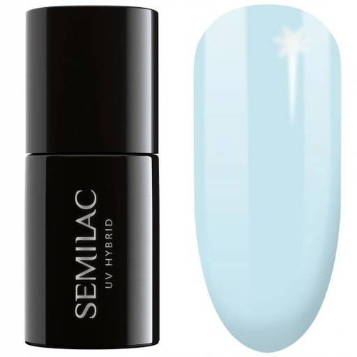 SEMILAC Lakier hybrydowy 386 Blue Cloud 7ml