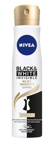 Nivea Dezodorant INVISIBLE SILKY SMOOTH spray damski  150ml