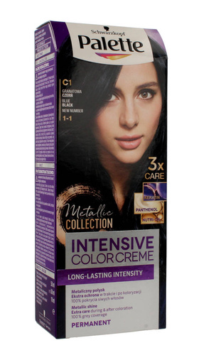 Palette Intensive Color Creme Krem koloryzujący nr C1-granatowa czerń  1op.
