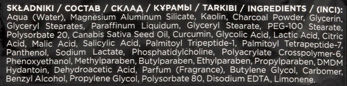 Eveline Cannabis Skin Care Maska węglowa 3w1  7 ml